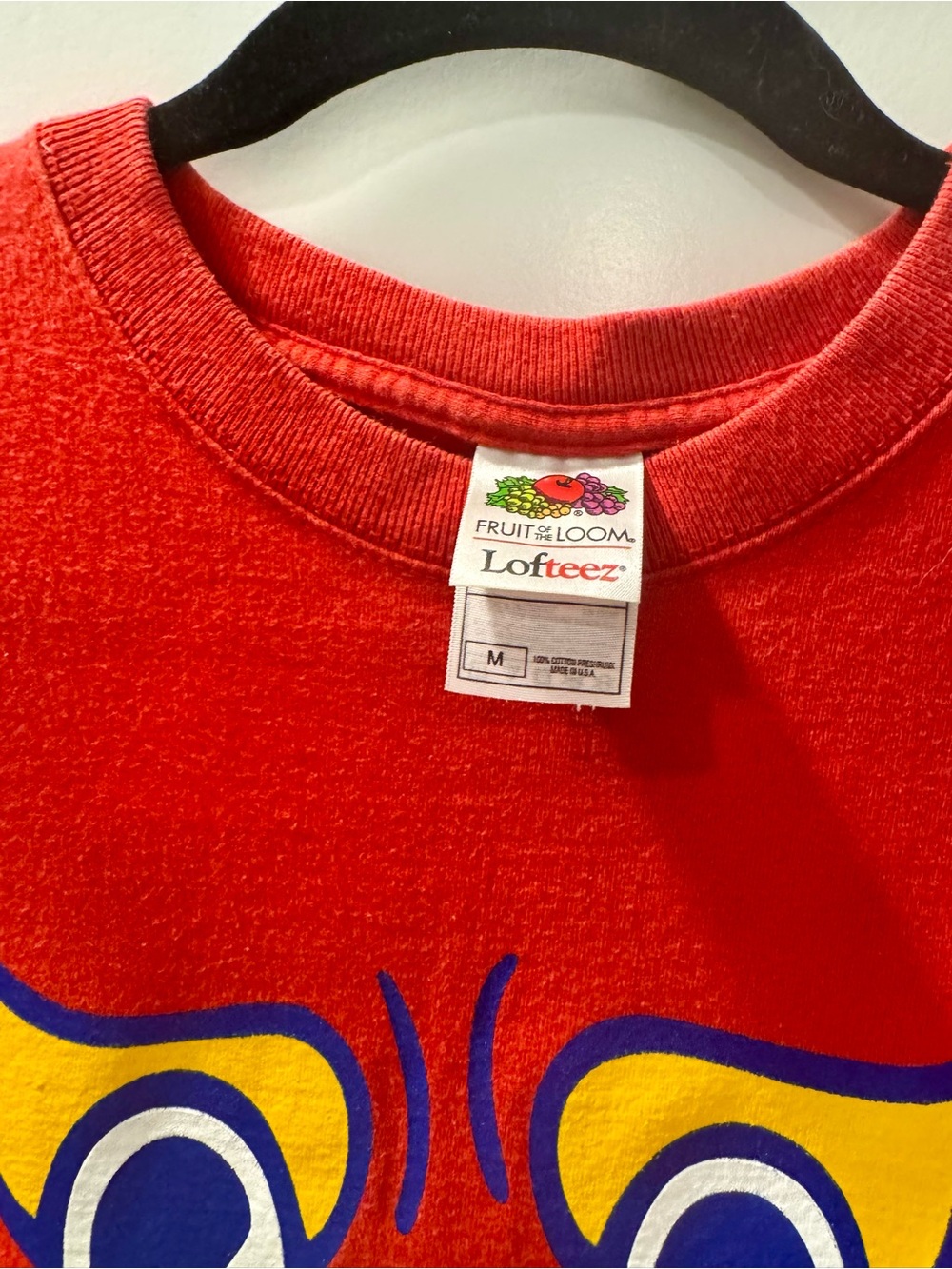 Mens Vintage Kansas University Tee. Front : Jayhawk, back Beak ‘Em Hawks - Picture 3 of 4